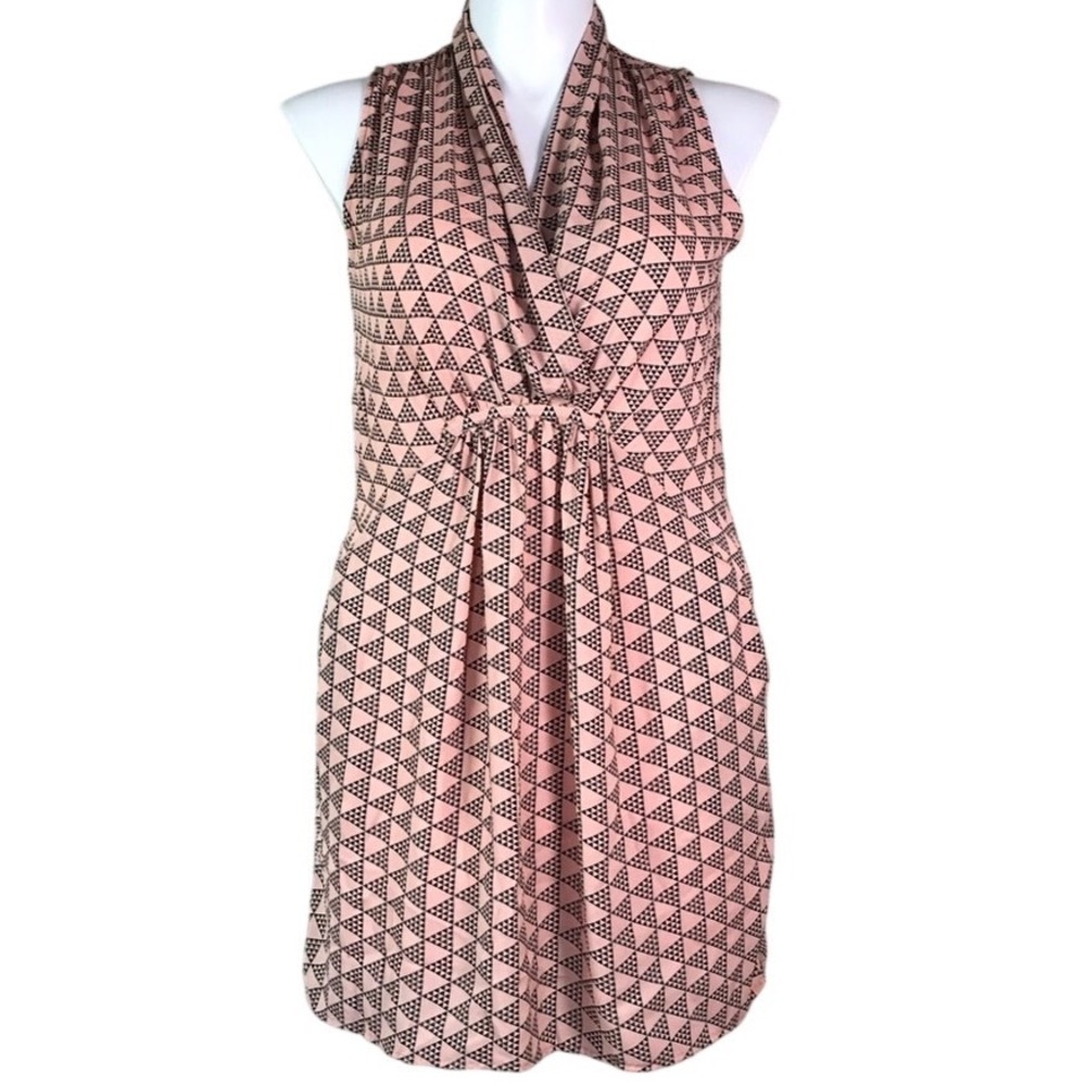 COLLECTIVE CONCEPTS SLEEVELESS PINK BLACK DRESS
